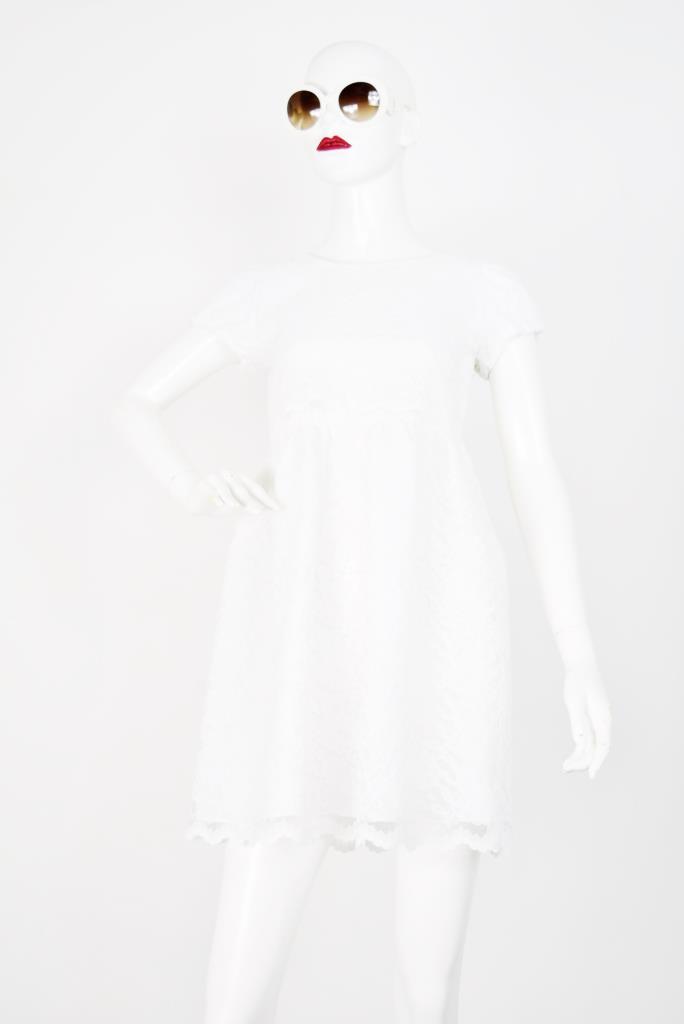 ADR001756 ホワイトスカラップドレス
