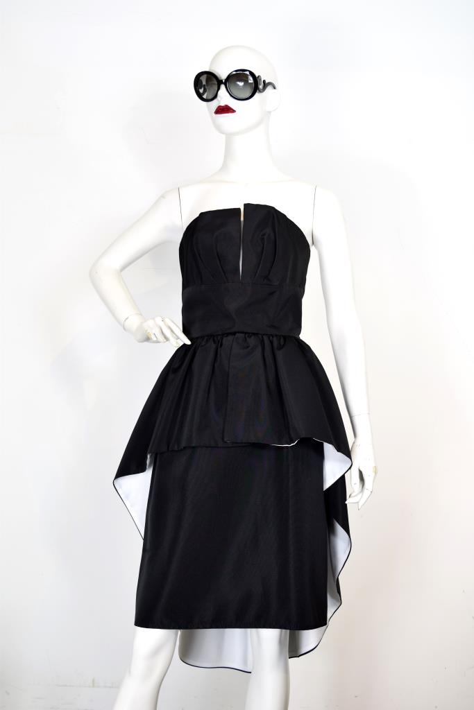ADR001953 ブラックテールスカートドレス